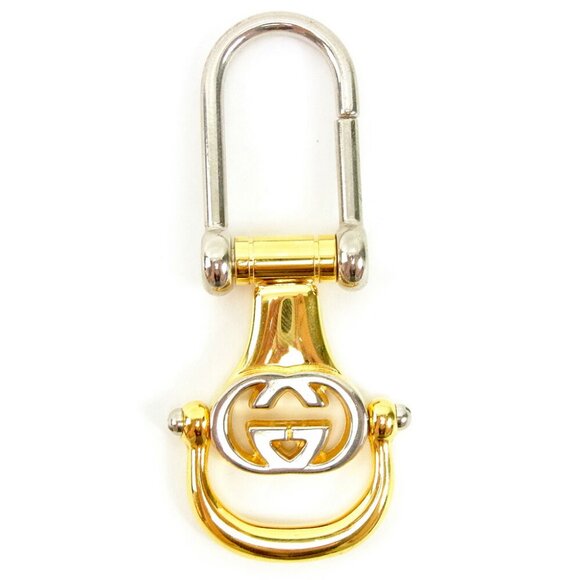 AUTHENTICITY GUARANTEED GUCCI Key Holder Interlocking USED - Picture 1 of 6